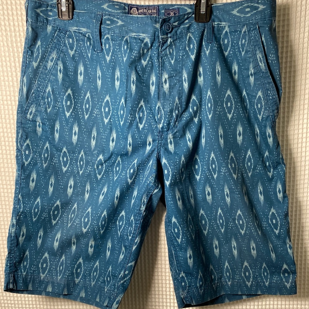 American tag short, men,used blue cotton size 36